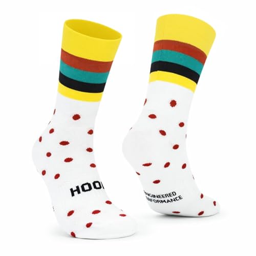 HOOF - Calcetines de Deporte para Ciclismo Ultraligeros - Transpirables y Cómodos - Material Técnico Vaporfeel - Calcetines Antiampollas Unisex - Tourmalet OG - Talla 36-39