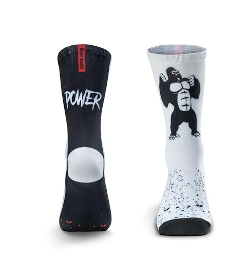 DIVER SOCKS Calcetines Deporte Hombre: Calcetines para Running, Ciclismo, Crosstraining, Padel y Gimnasio -Calcetines hombre divertidos con diseños unicos para Atletas - Talla unica 40-46