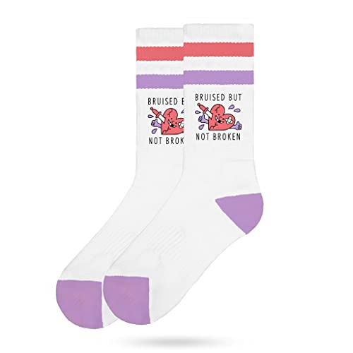 American Socks Bruised but not broken - Mid High - Calcetines de deporte para hombre y mujer, Calcetines de Crossfit, Calcetines de Padel, Calcetines de Running, Calcetines de Ciclismo, Bici y Skate.