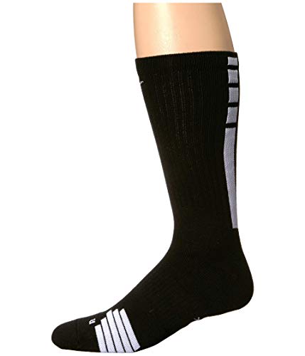 Nike U NK Elite Crew Socks, Unisex Adulto, Black/White/White, XL
