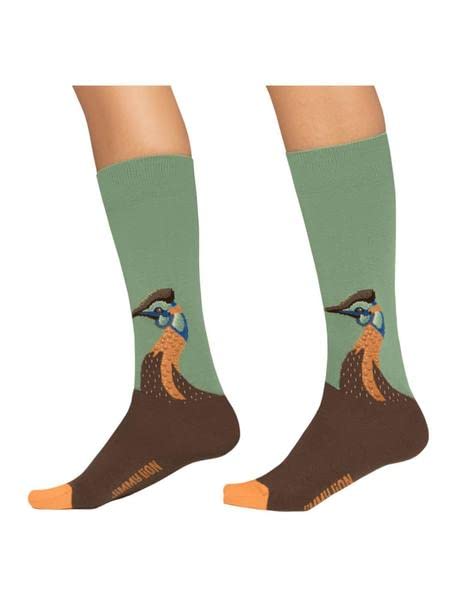 Jimmy Lion - Calcetines DE MEDIA CAÑA MULTICOLOR Cassowary CALCETINES UNISEX (TALLA M: 36-40, TALLA L: 41-46) (L)