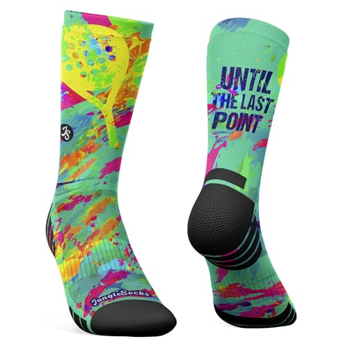 Jungle Socks Padel Series - Calcetines de Alto Rendimiento para Pádel, Transpirables, Compresivos y Reforzados.
