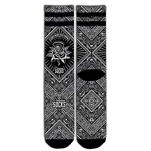 American Socks Bandana - Mid High S/M - Calcetines de Deporte, Gimnasio, Bicicleta, Skate, Crossfit, Ciclismo, Tècnicos